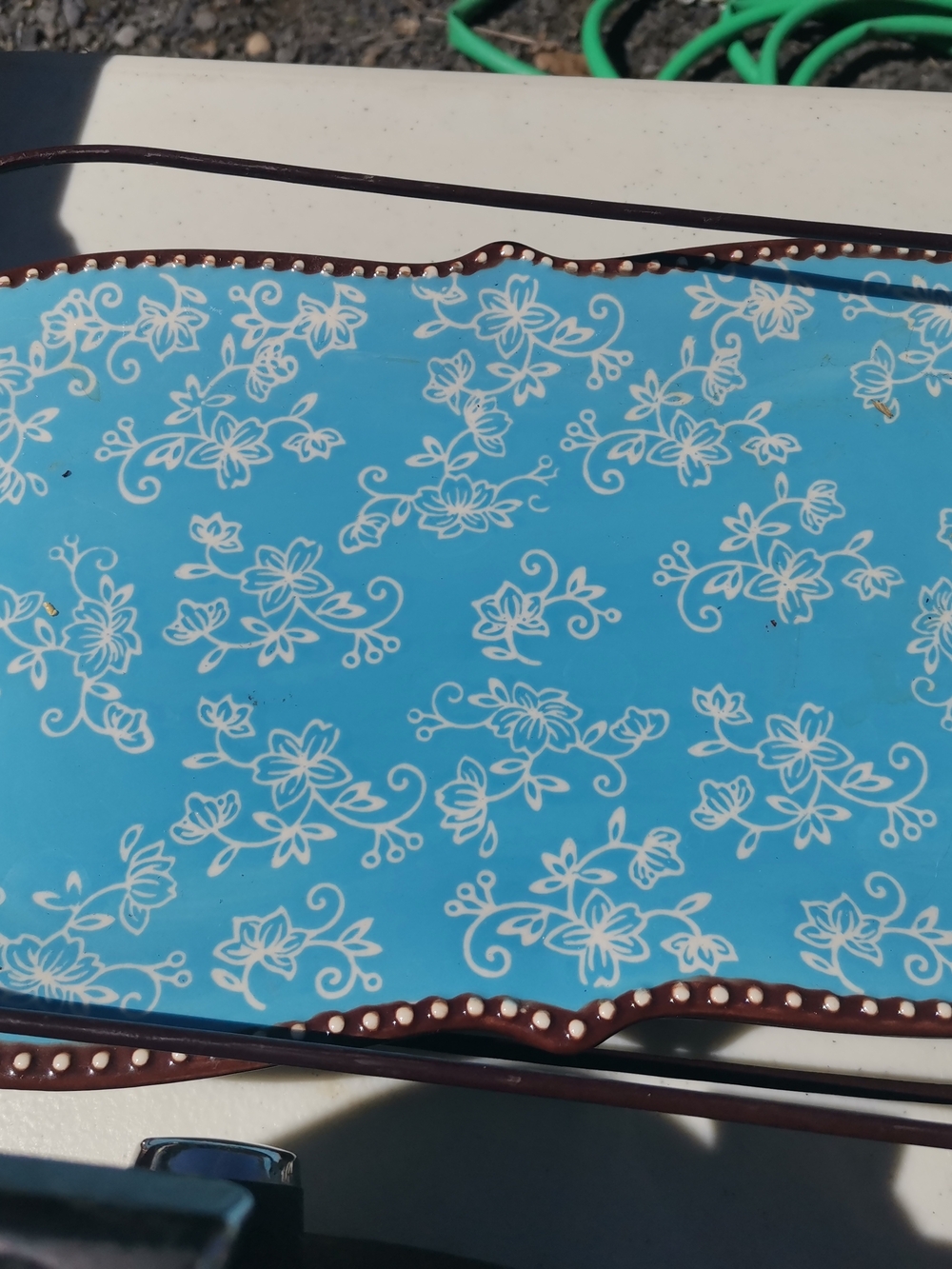 Temp-tations Blue and White Serving Dish